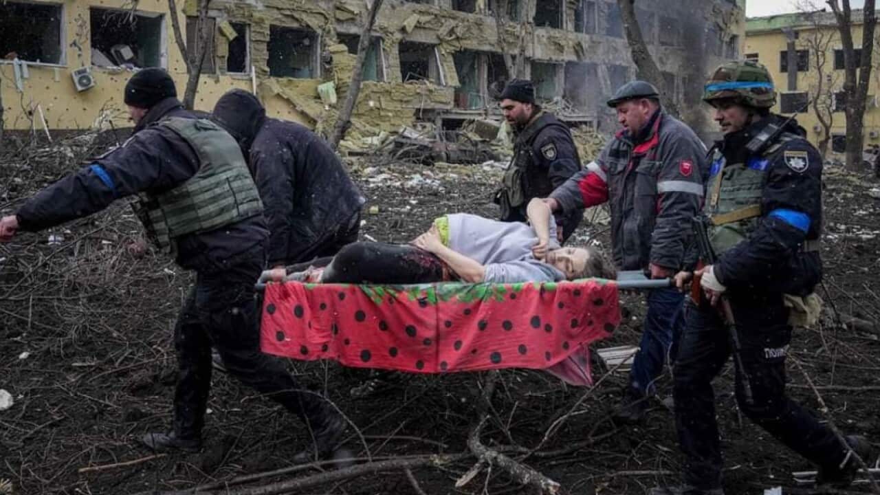 War in Ukraine, Mariupol, 9/03/2022.