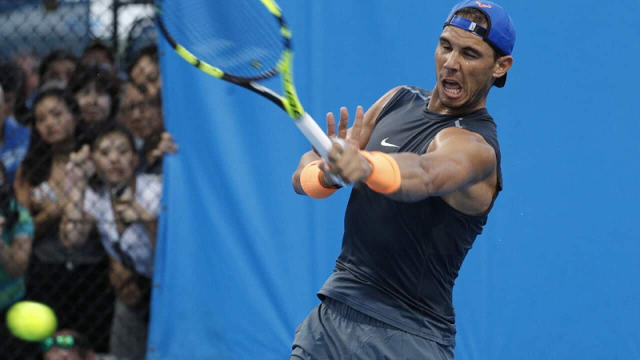 Rafael Nadal of Spain