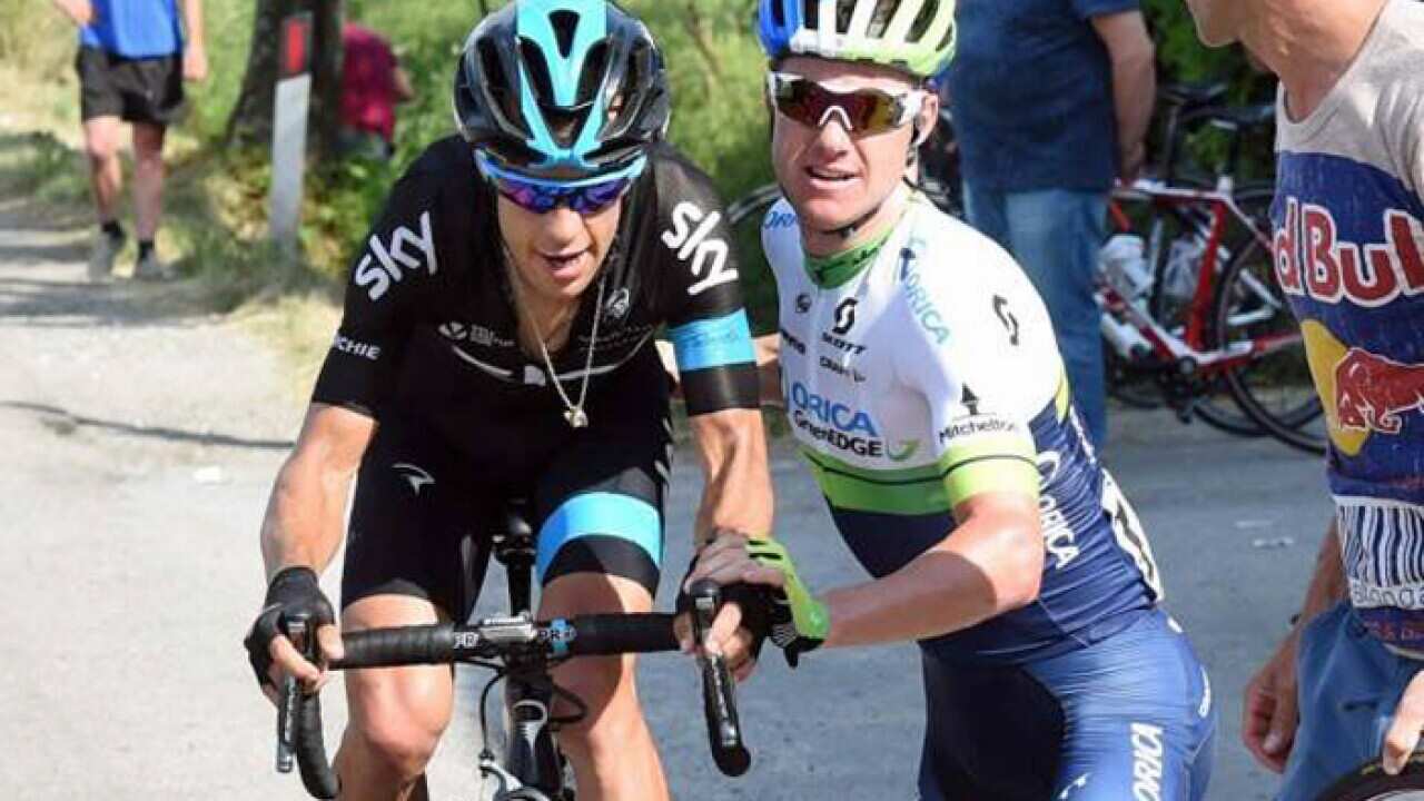 Giro d'Italia, Richie Porte, Team Sky, Simon Clarke, Orica-GreenEDGE
