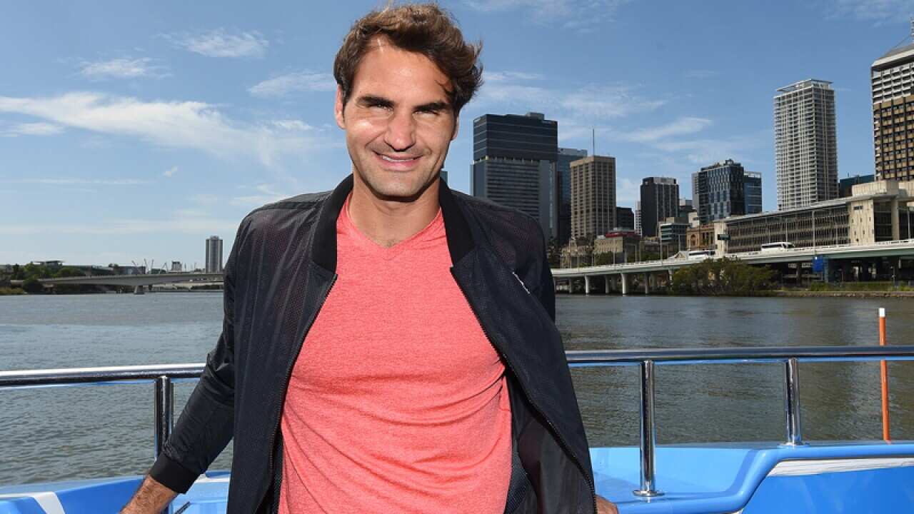 Swiss tennis player Roger Federer