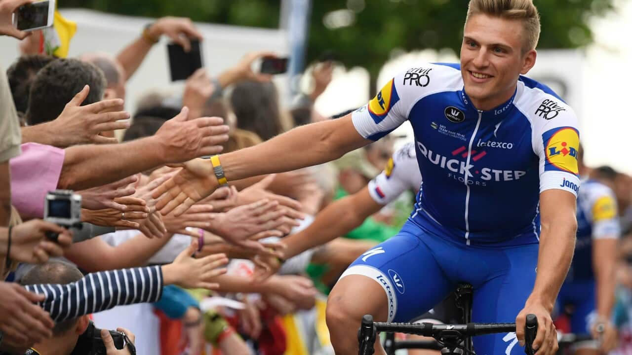 Blond ambition… Marcel Kittel is expected to shine today.