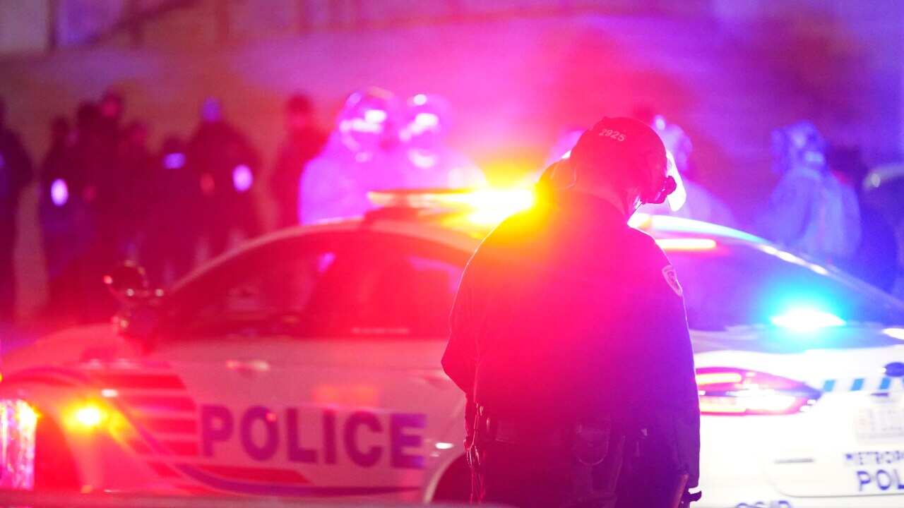 Police assemble at the Capitol in Washington