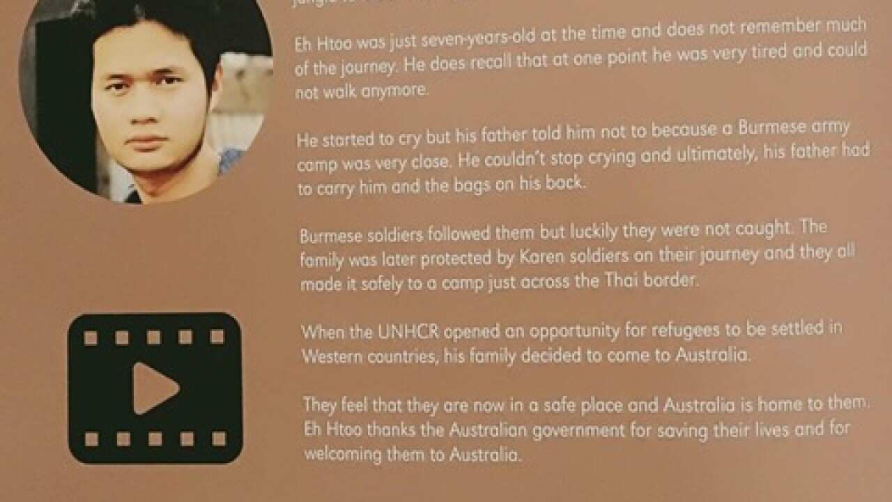 Eh Htoo Gay Moo, former Karen refugee from Burma.