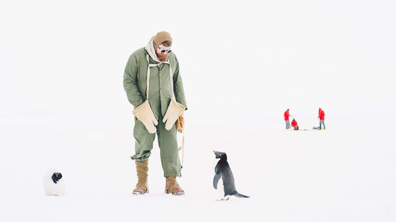 Historic reconstruction scene in Endurance: The Hunt For Shackleton's Ice Ship