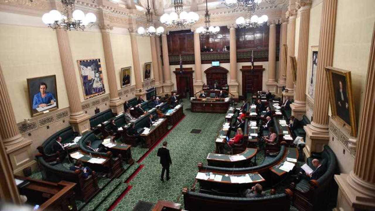 A general view during question time at the South Australian Parliament in Adelaide.