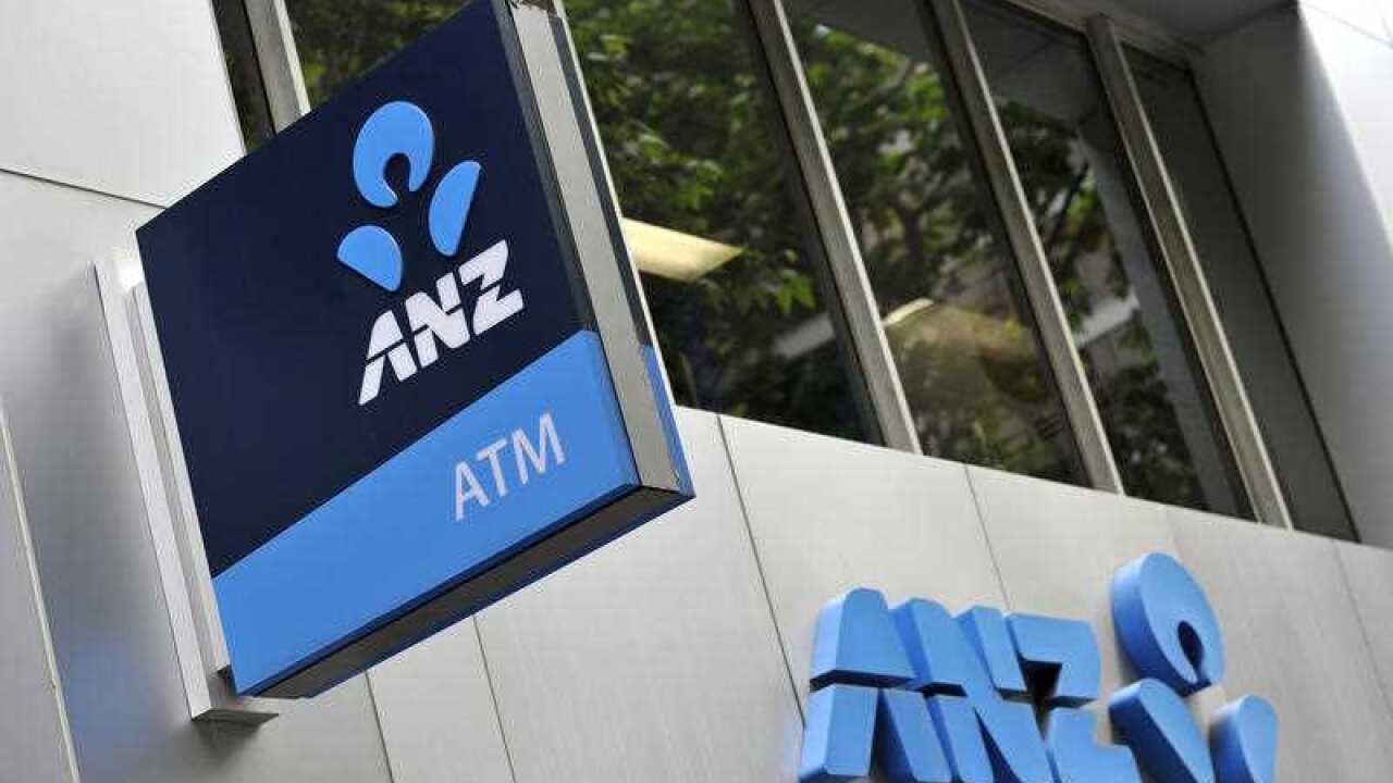 ANZ bank signage in Sydney