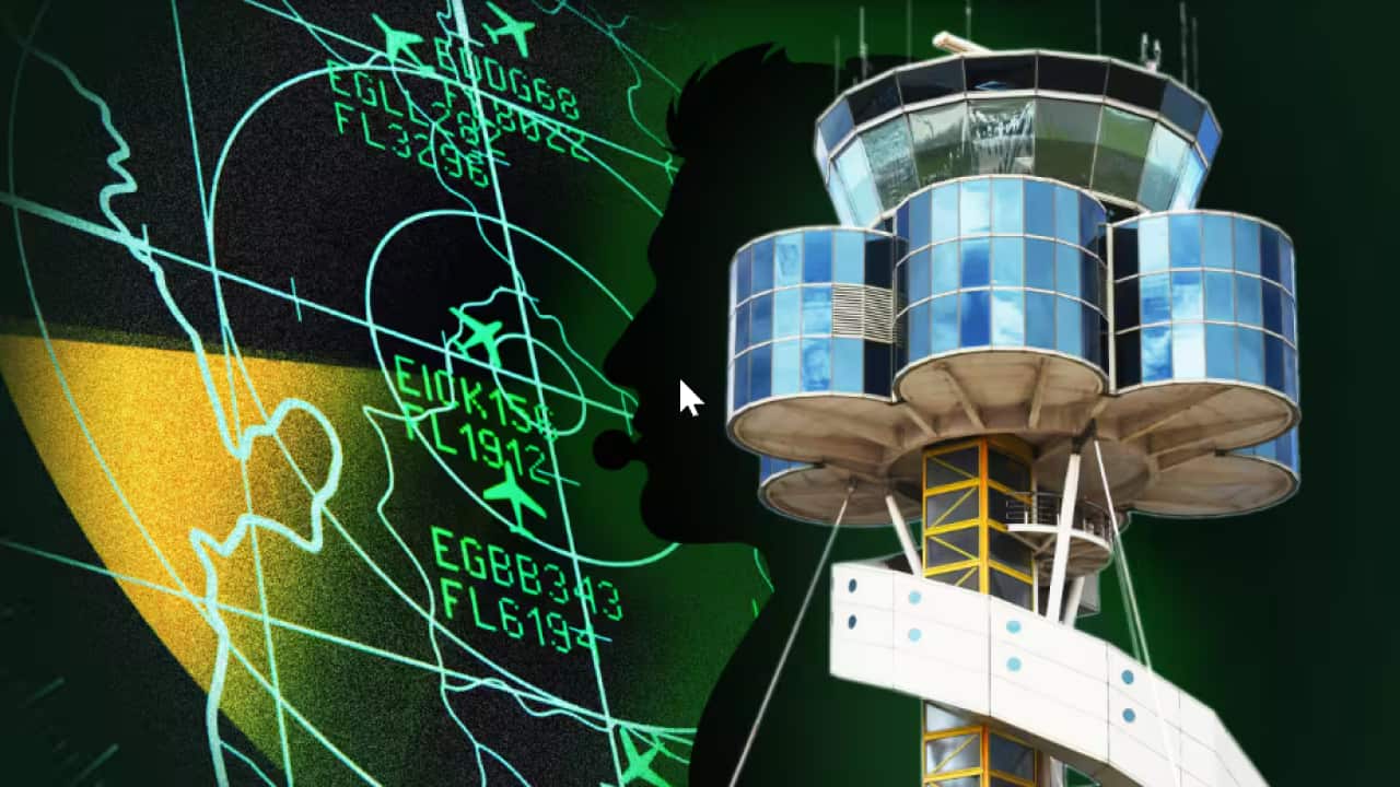 Air traffic controllers are responsible for various stages of flights including take-off, landing and airspace movements..png