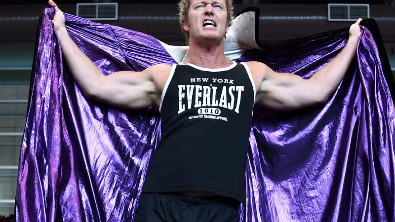 Craig McLachlan, playing the role of Frank N Furter (file image)