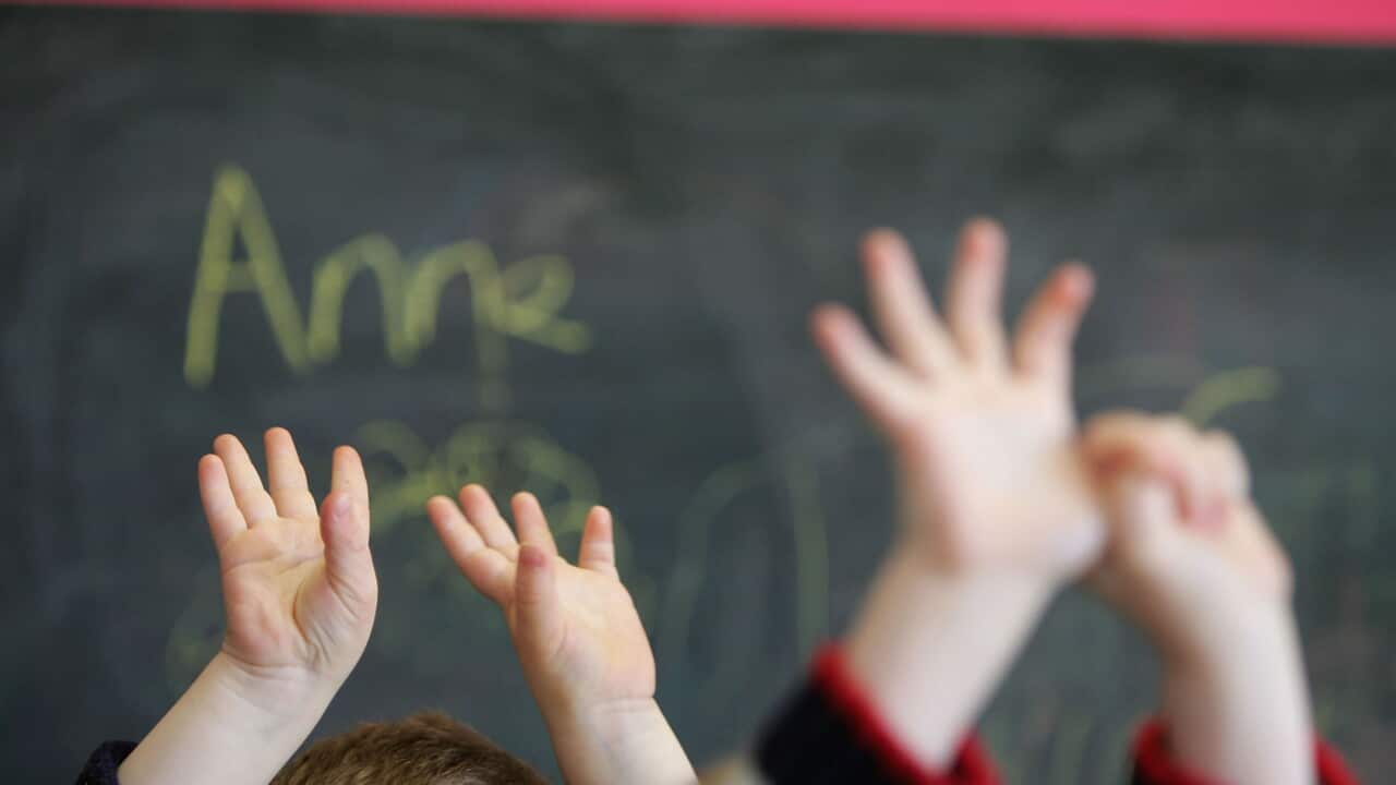 Children in classroom