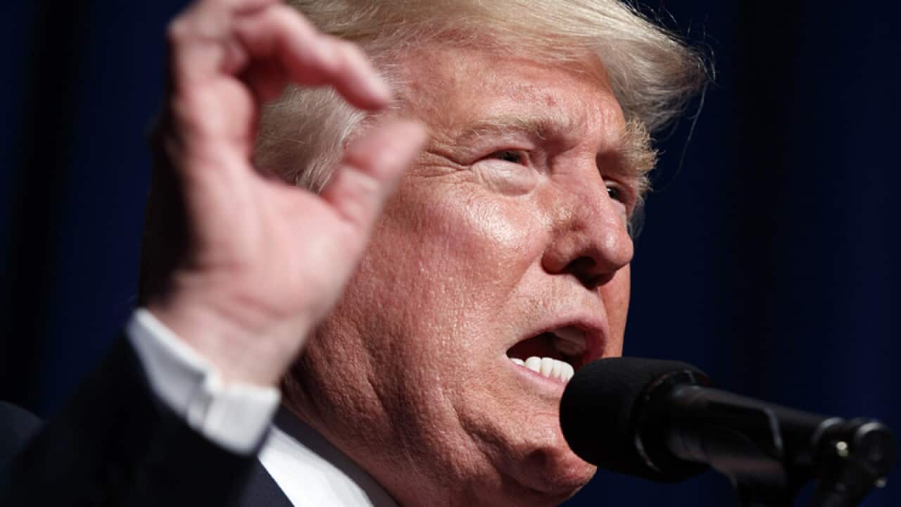 Republican presidential candidate Donald Trump
