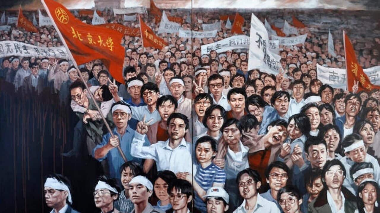 Tiananmen square protest 1989