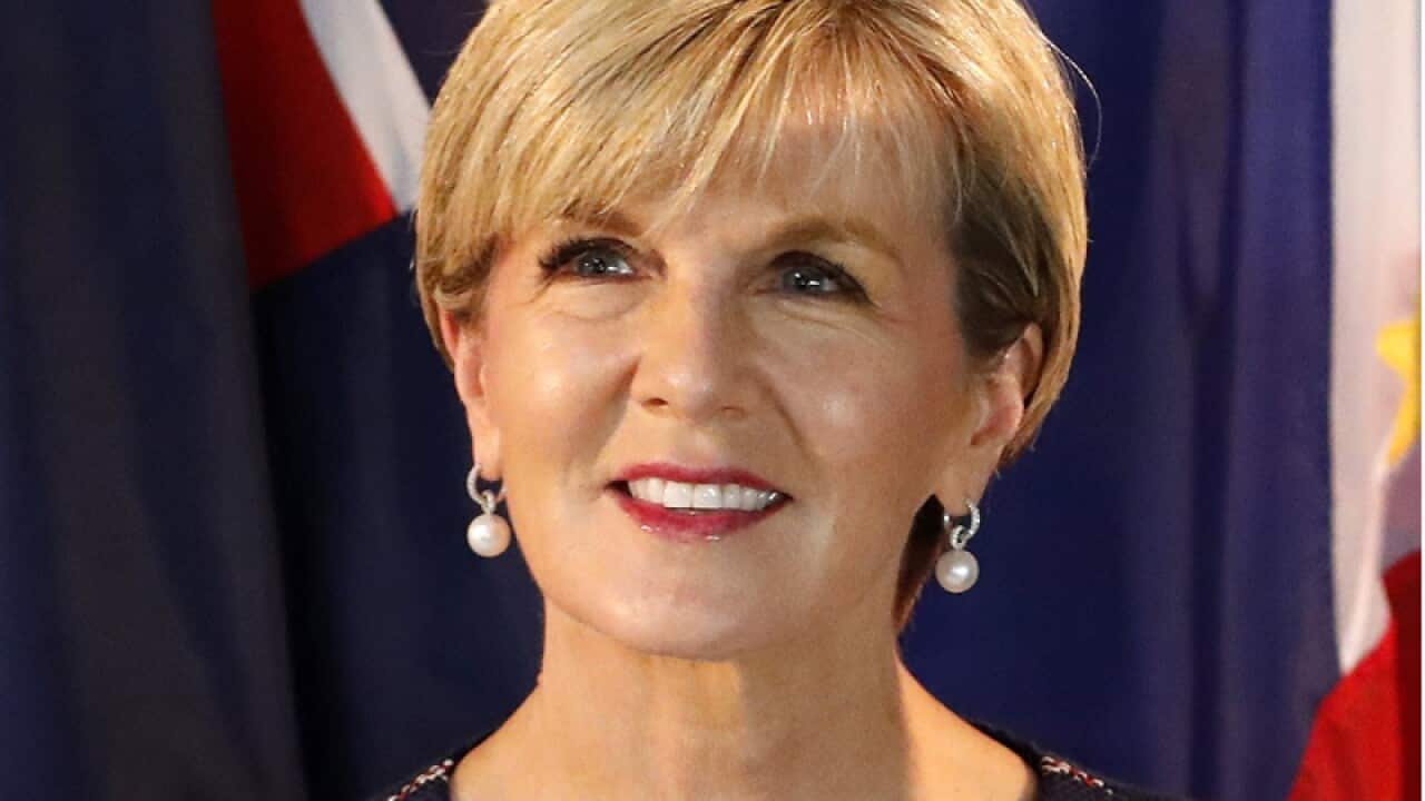 Australian Minister for Foreign Affairs Julie Bishop