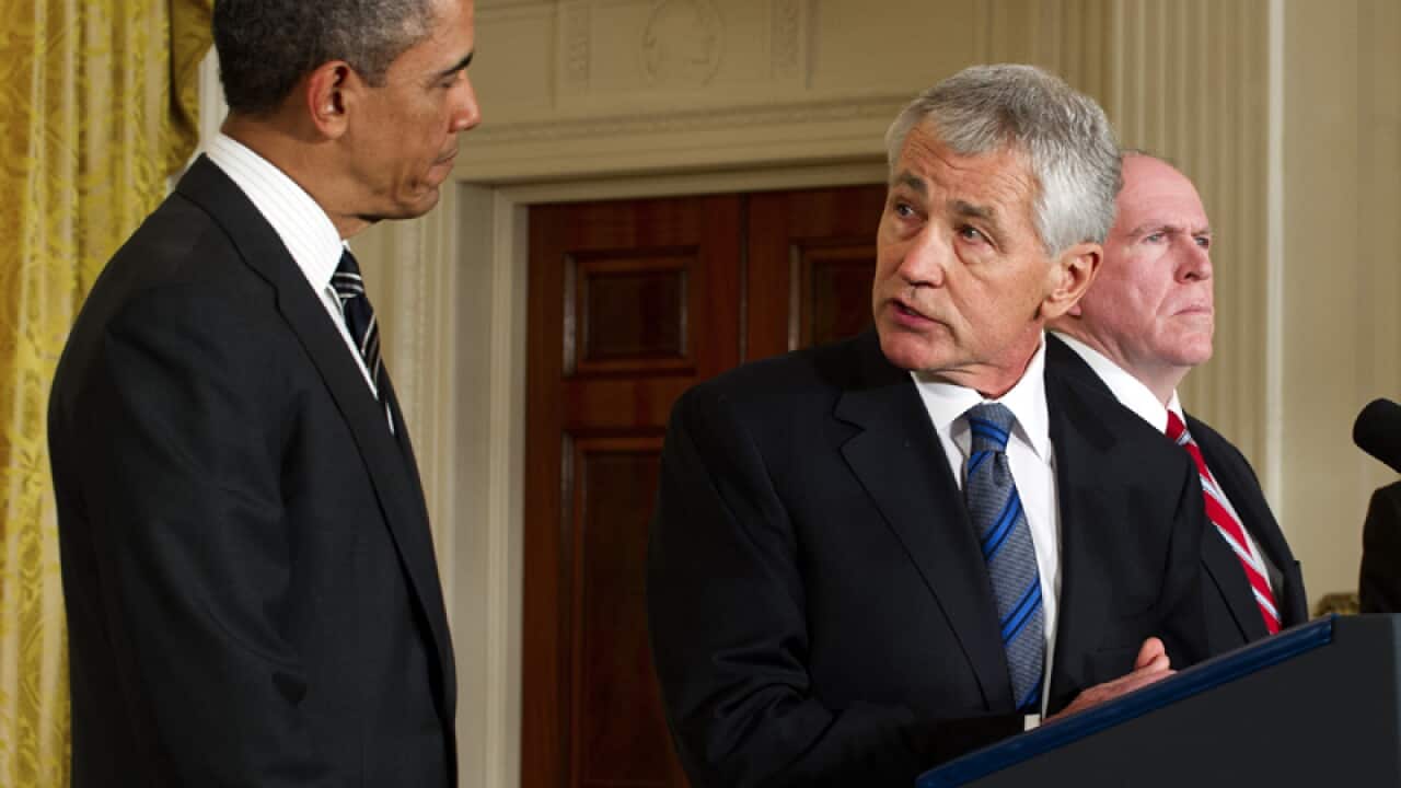 Obama names Hagel, Brennan for top jobs