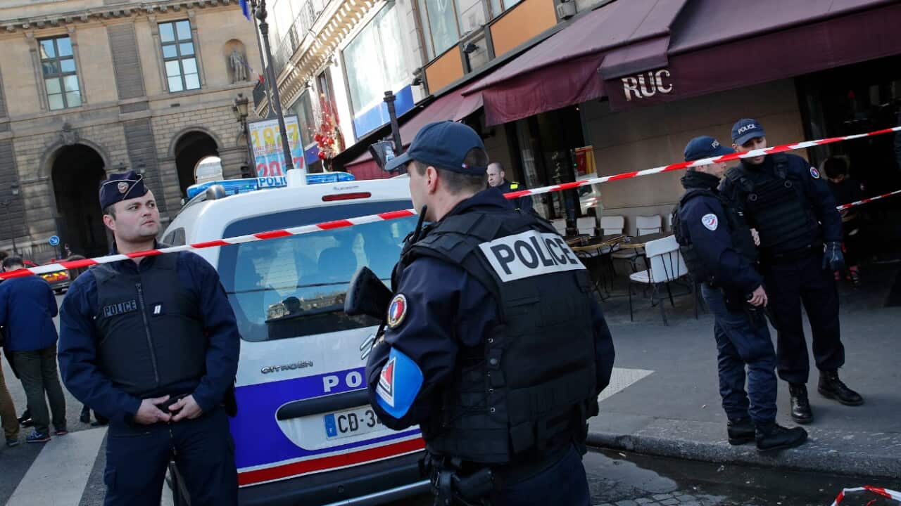 FIle image of French police officers