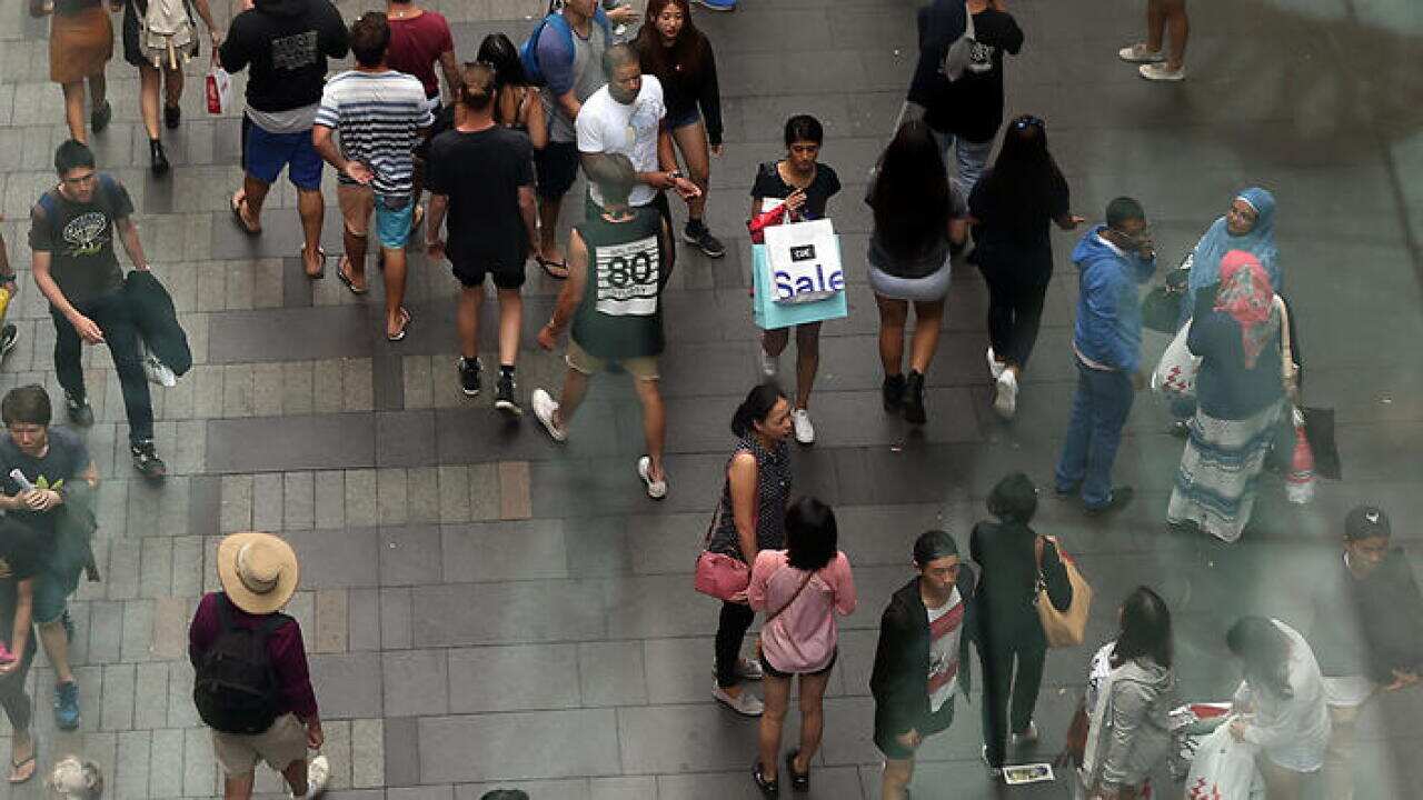 Consumers have started the year in an upbeat mood as confidence about their finances improves. (AAP)