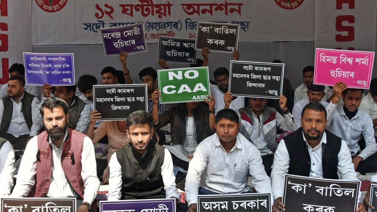 India: AASU and 30 other groups staging a hunger strike