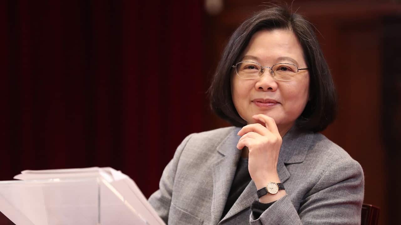 Taiwan President Tsai Ing-wen in Taipei.