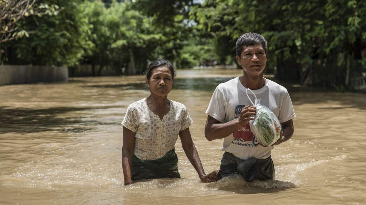 MYANMAR-WEATHER-FLOODS