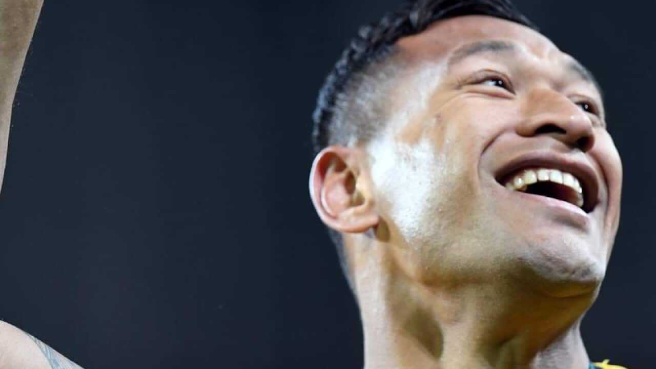 Israel Folau of Australia