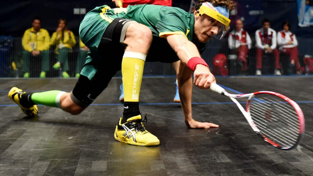 Australian squash player Cameron Pillay