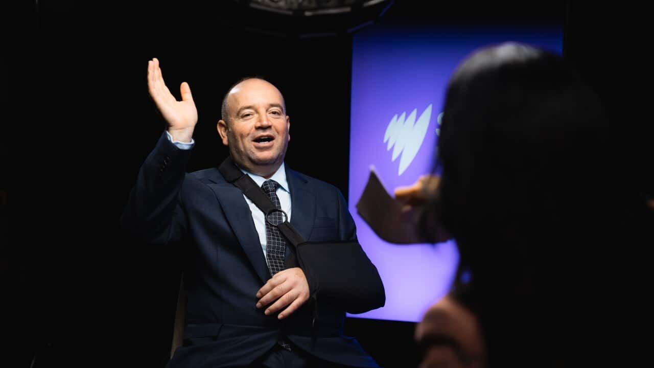 Ahmed Al-Ahmed at SBS office in Sydney