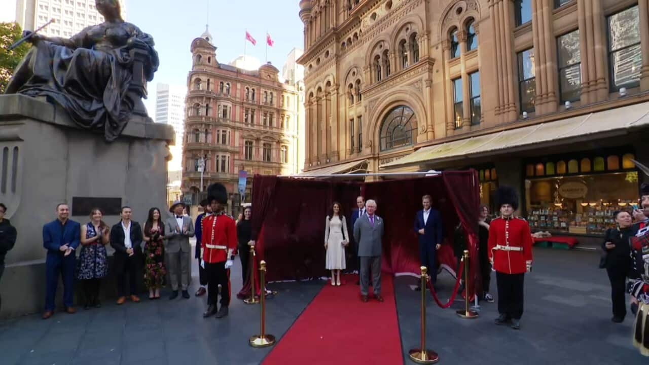 The royal wax figures outside Sydneys QVB (SBS).jpg
