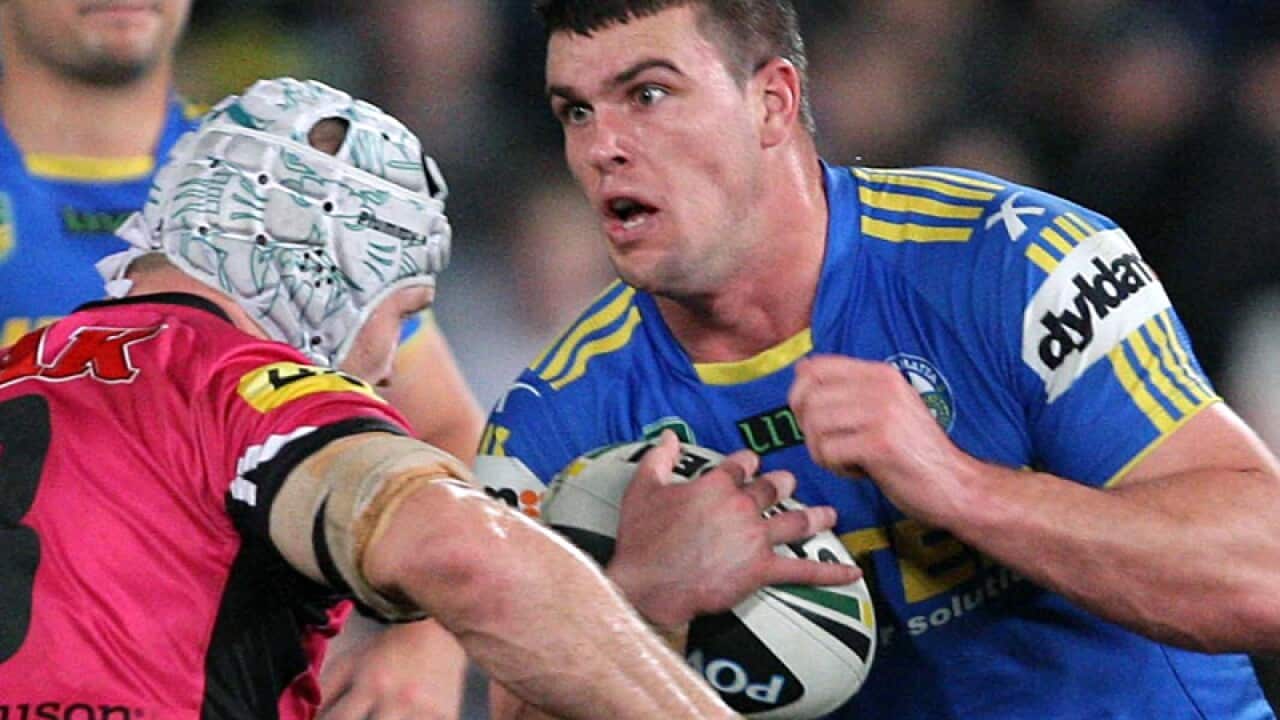 Parramatta Eels NRL forward Darcy Lussick