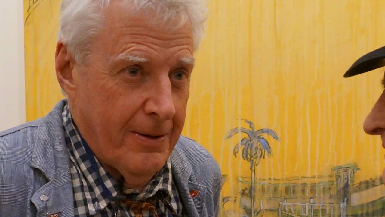 Australian artist Peter Kingston