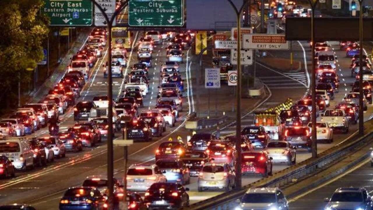 The average weekly commuting time in Australia