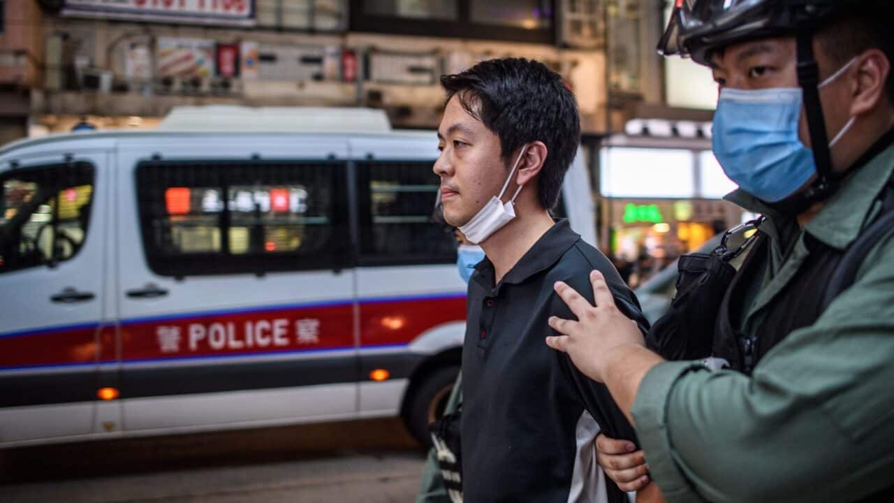 Mr Hui is in exile in Australia, but his goal is to "continuously fight for the freedom of Hong Kong".