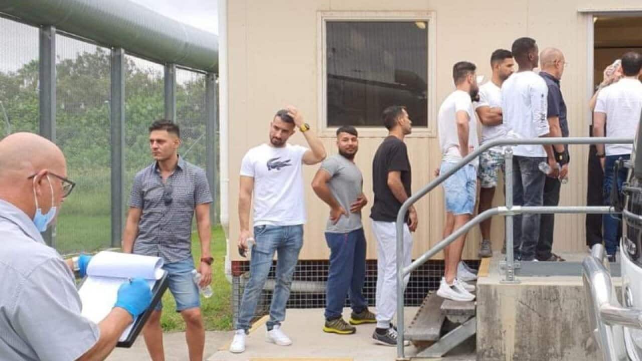 On Monday, dozens of asylum seekers were released from detention in Brisbane.