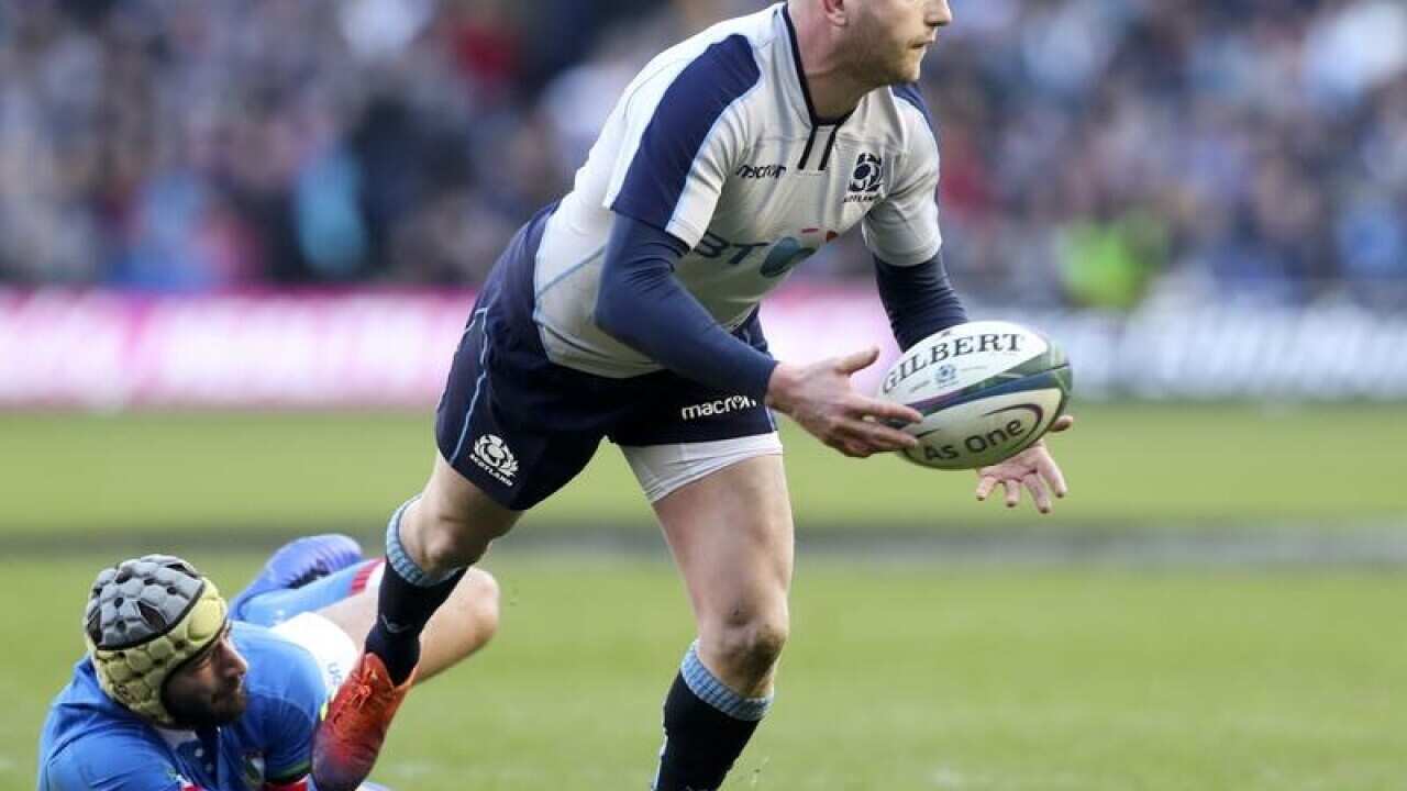 Scotland rugby star Finn Russell