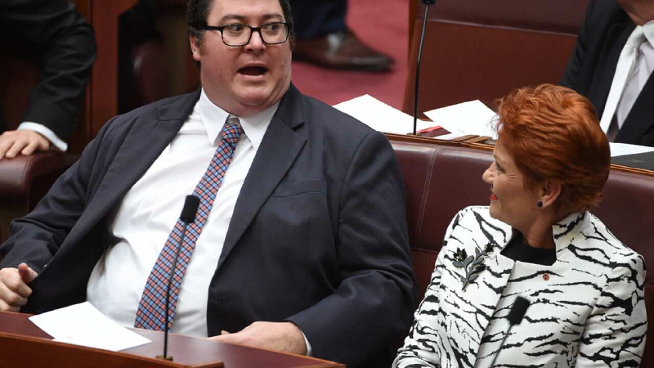 George Christensen and One Nation leader Senator Pauline Hanson