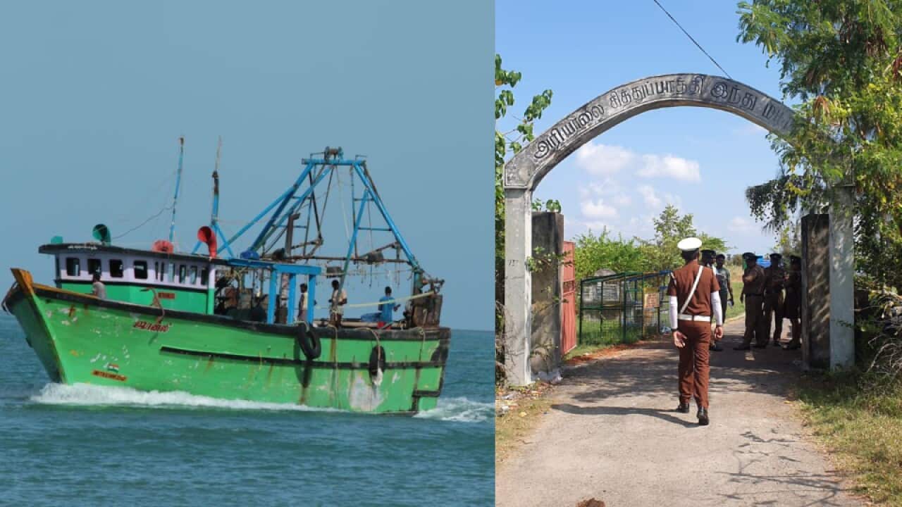Fishing boat in Sri Lanka