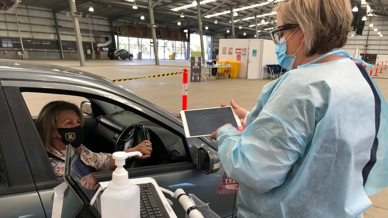 Melbourne Showgrounds test site using CALD Assist app