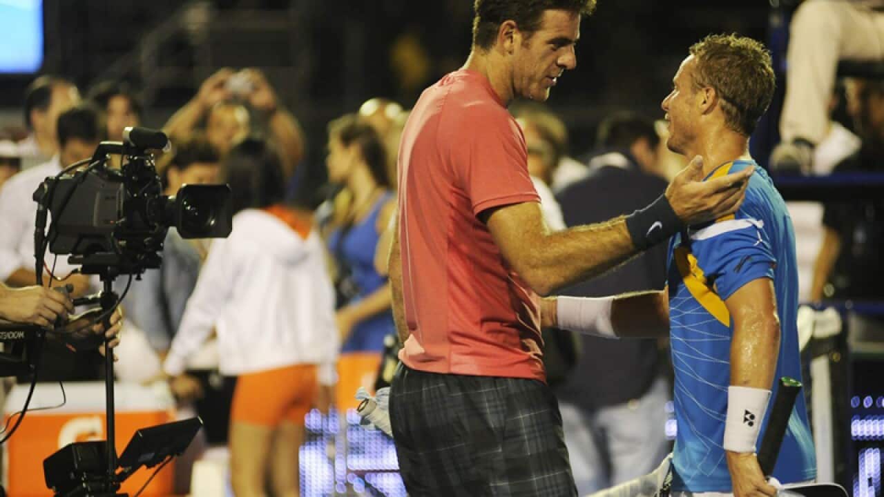 World No. 5 Juan Martin del Potro and Lleyton Hewitt