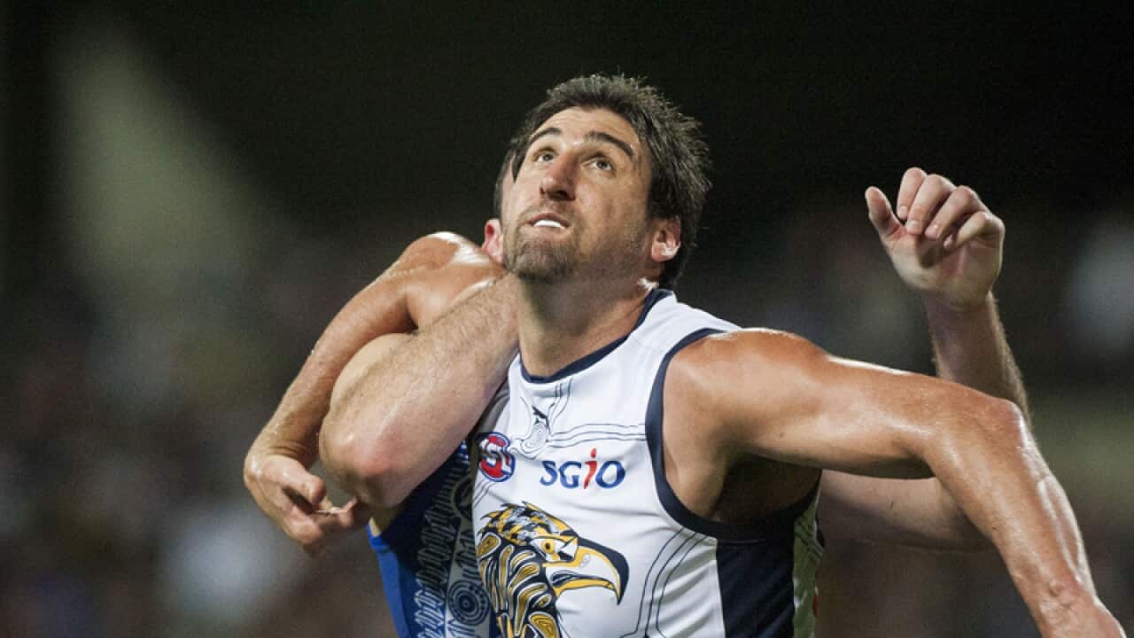 Dean Cox of the West Coast Eagles