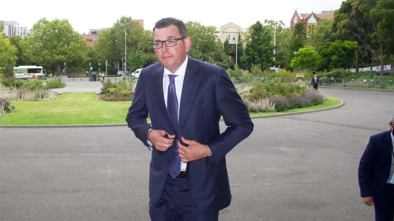 A file photo of Victorian Premier Daniel Andrews.