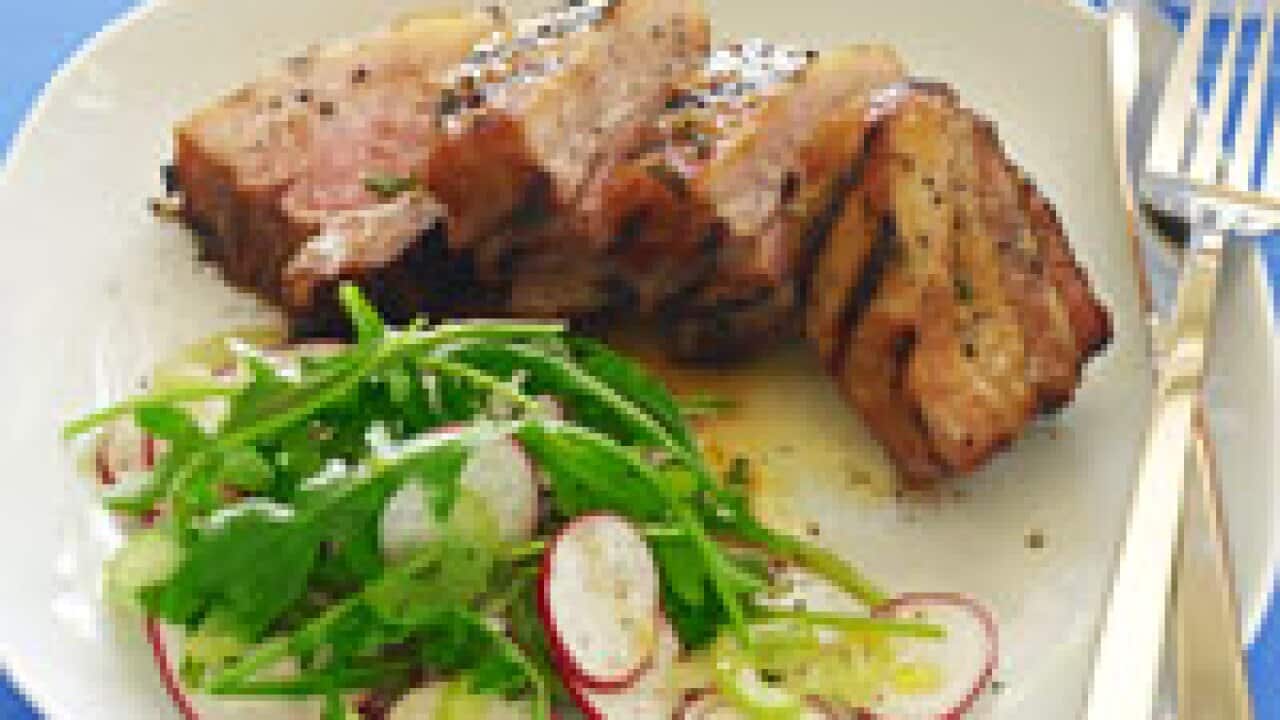 Caramel and orange pork ribs