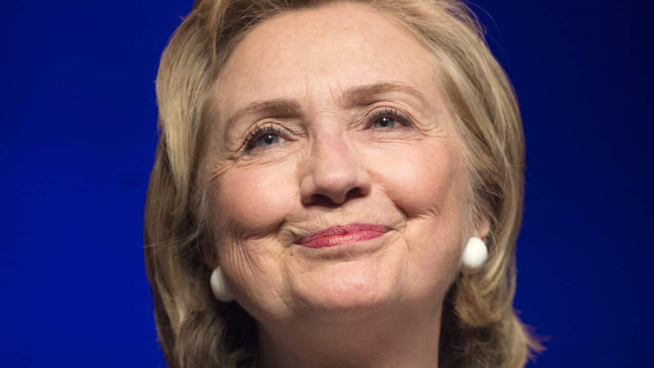 Former US Secretary of State Hillary Clinton