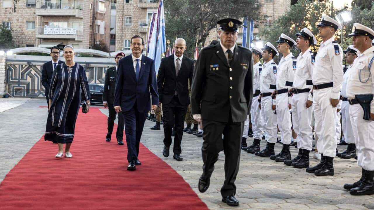President Isaac Herzog and wife Michal