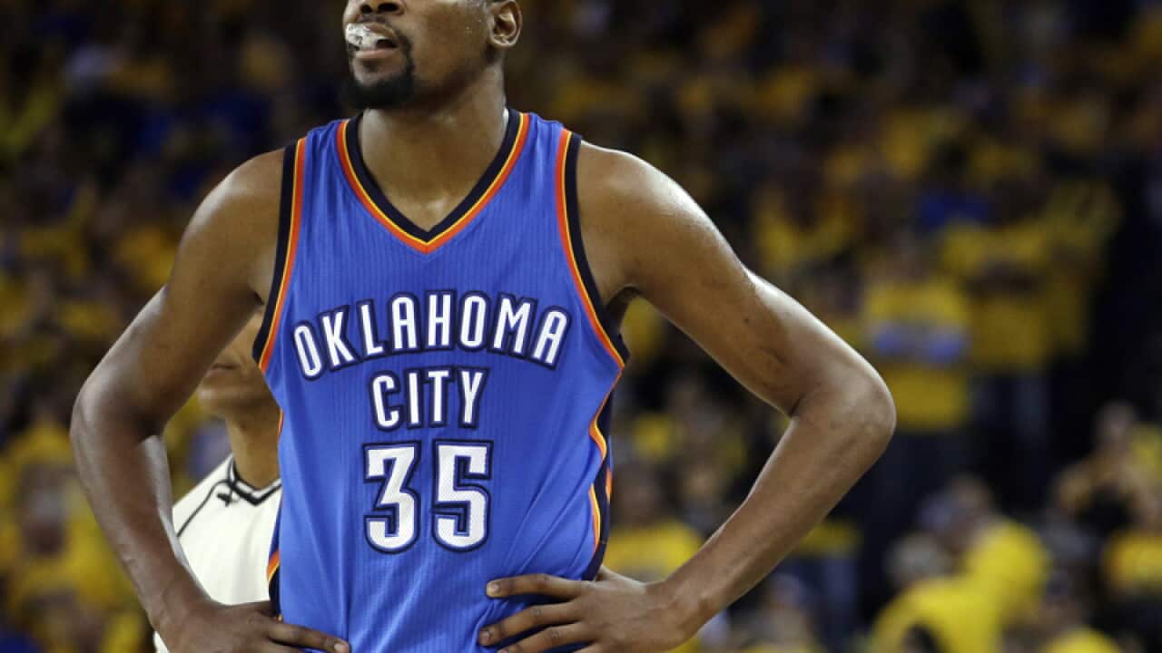 Oklahoma City Thunder's Kevin Durant