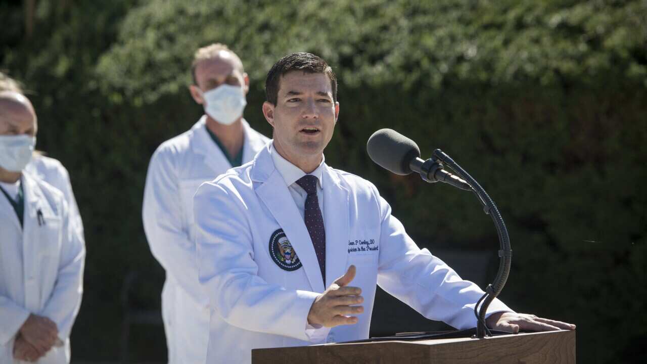 Sean Conley, physician to Donald Trump.