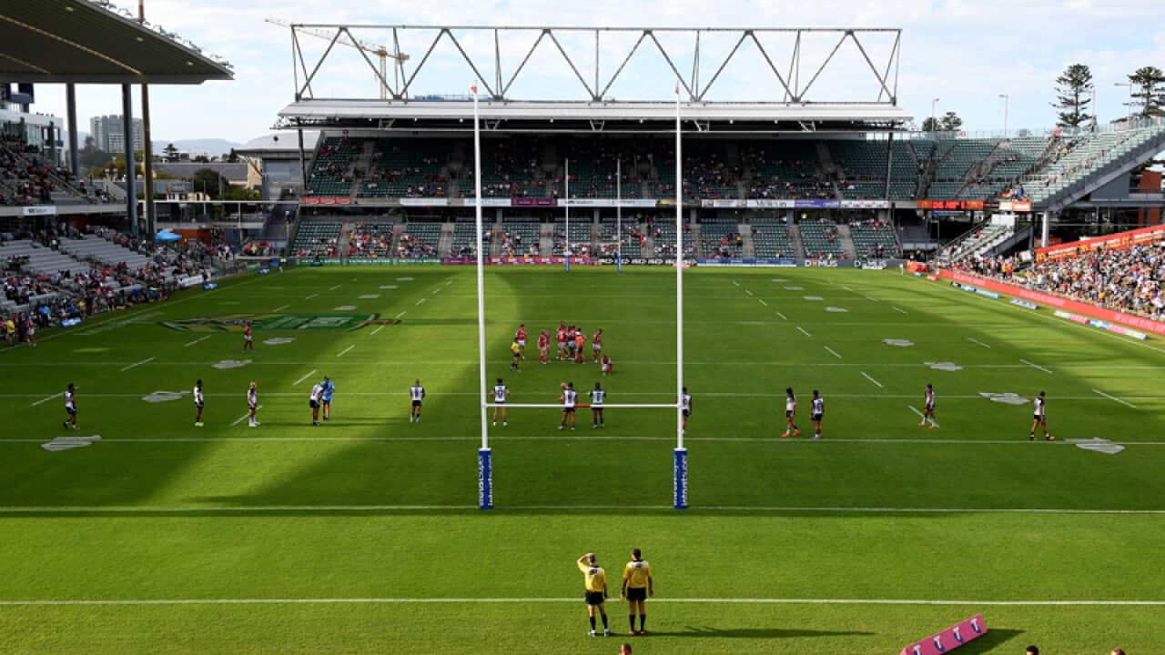 A general view of WIN Stadium