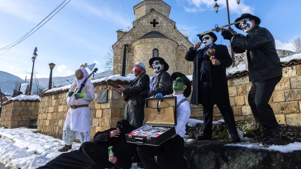 Carnival celebration marks Orthodox St. Vasilij Day in Vevcani