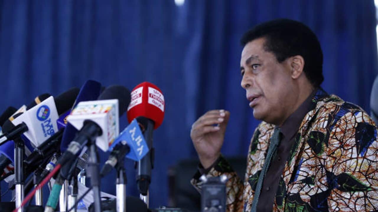 Ambassador Dina Mufti, Ethiopian Foreign Ministry spokesperson.