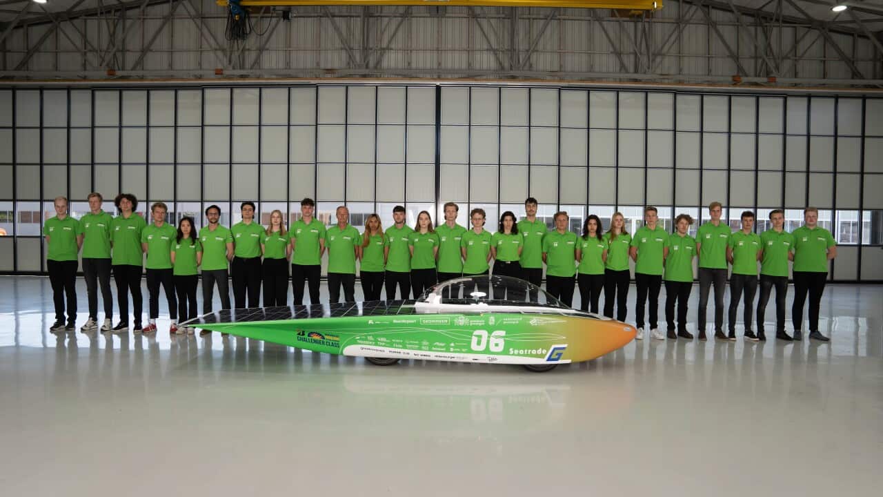 Het team van Top Dutch Solar Racing