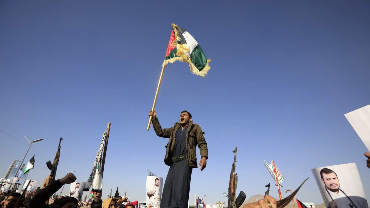 epaselect YEMEN HOUTHIS USA ISRAEL GAZA CONFLICT