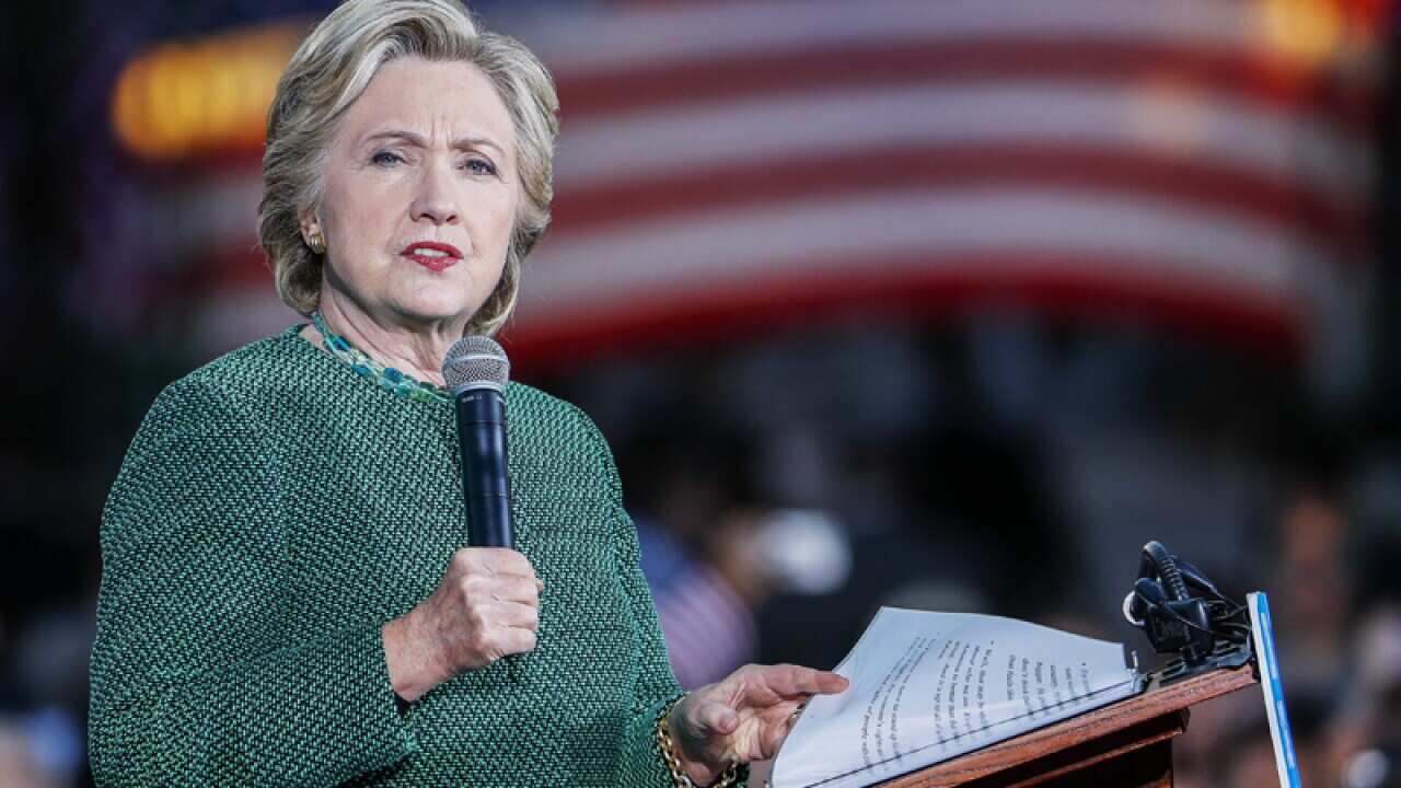 US Democrat Hillary Clinton