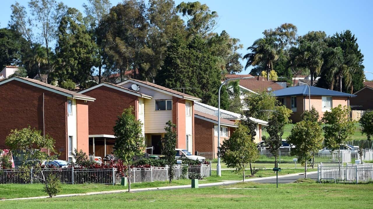 Public housing at Rosemeadow in the south west of Sydneyage/Dan Himbrechts) NO ARCHIVING